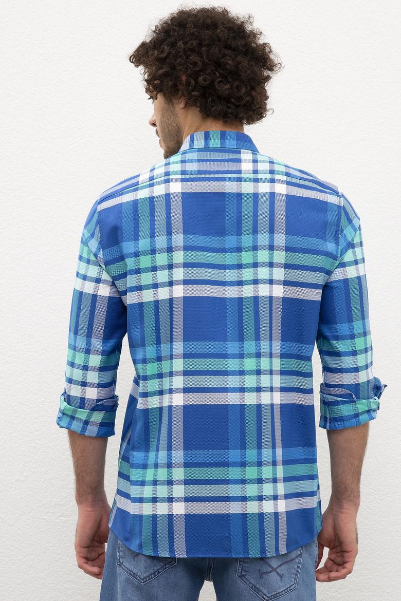 Erkek Yeşil Gömlek Uzunkol - 50218359012