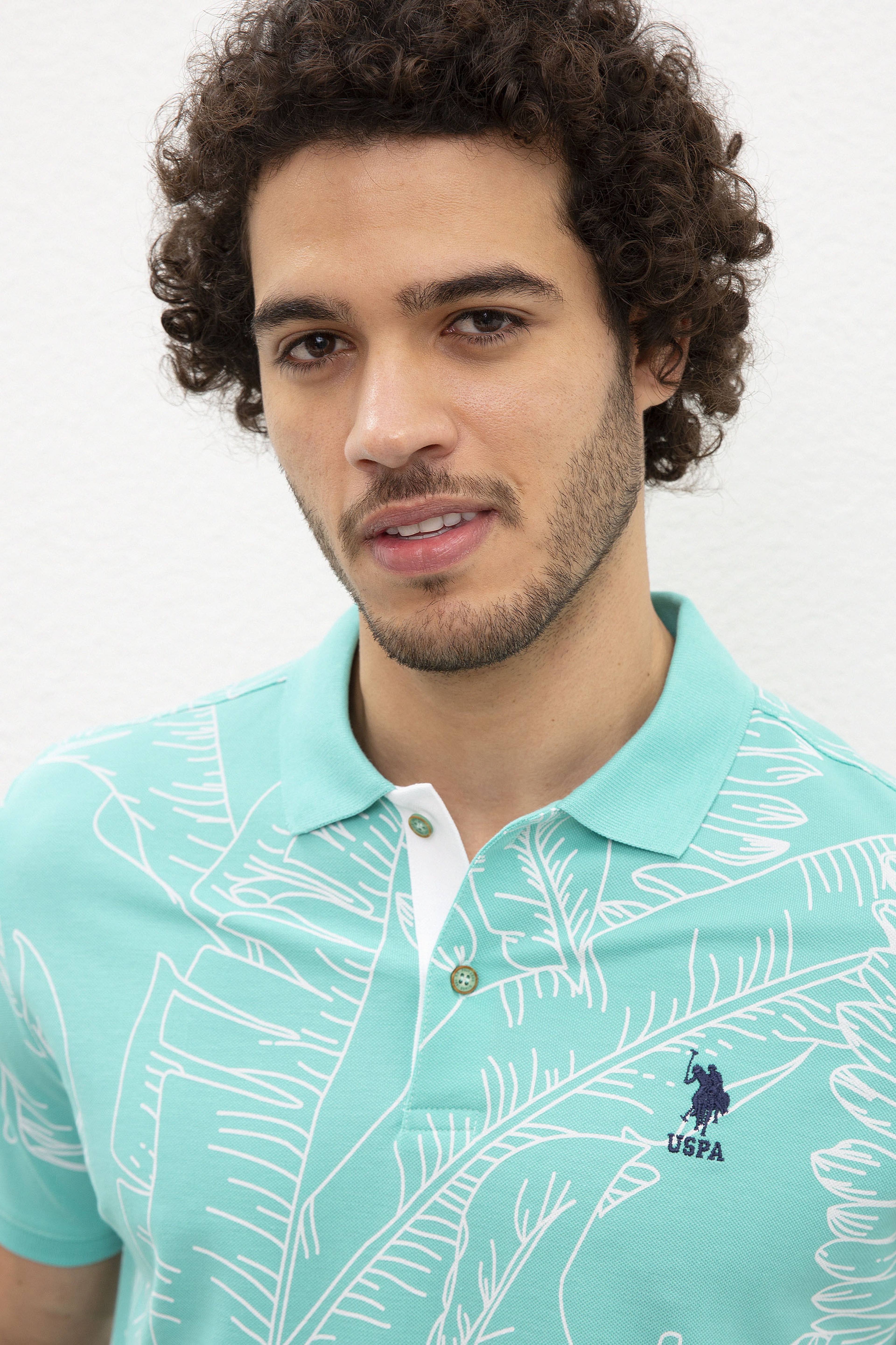 Erkek Mint Yeşili Polo Yaka T-Shirt