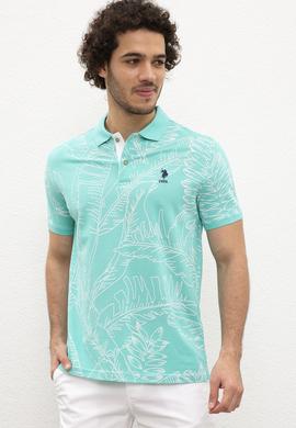 Erkek Mint Yeşili Polo Yaka T-Shirt - 50219211034
