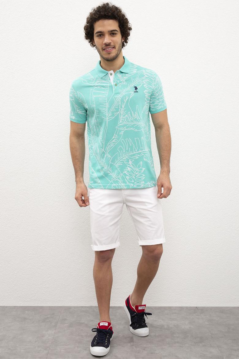 Erkek Mint Yeşili Polo Yaka T-Shirt - 50219211034