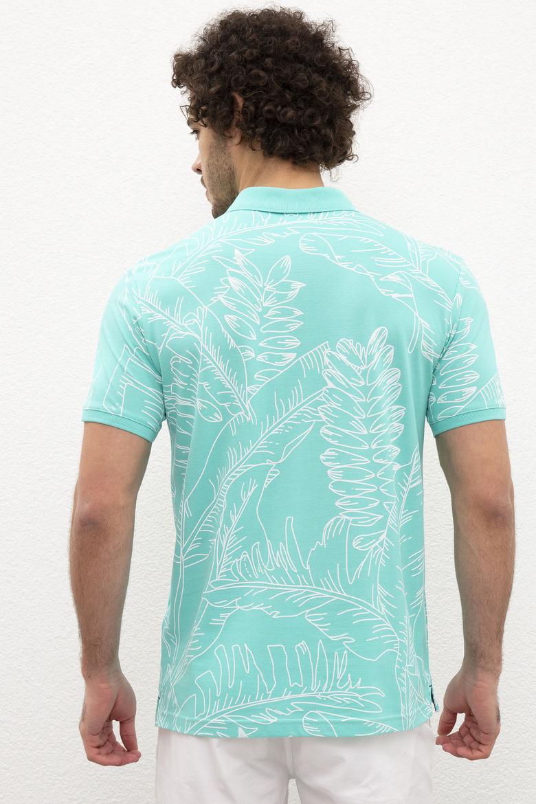 Erkek Mint Yeşili Polo Yaka T-Shirt - 50219211034