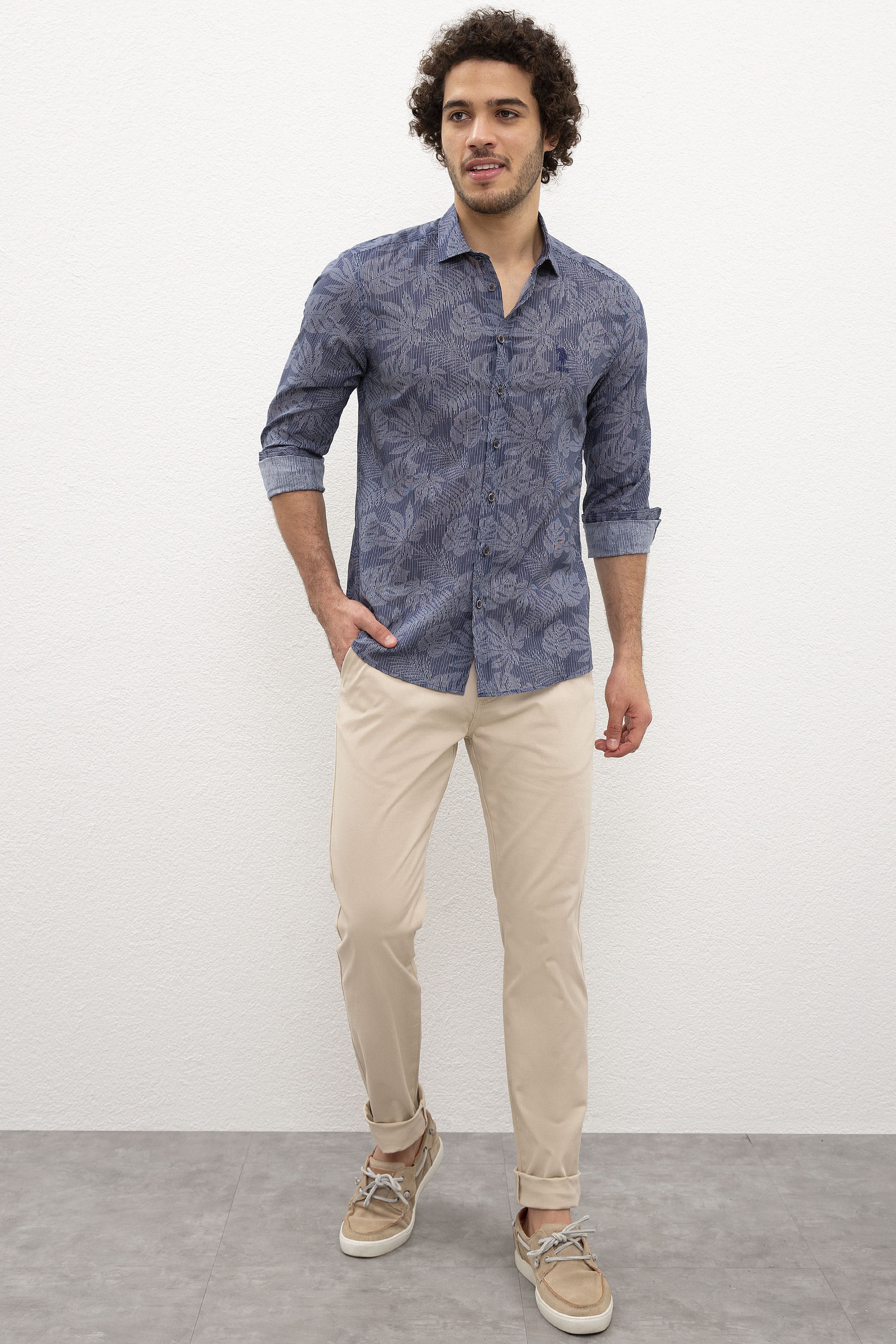 Erkek Beyaz Chinos - Image 1
