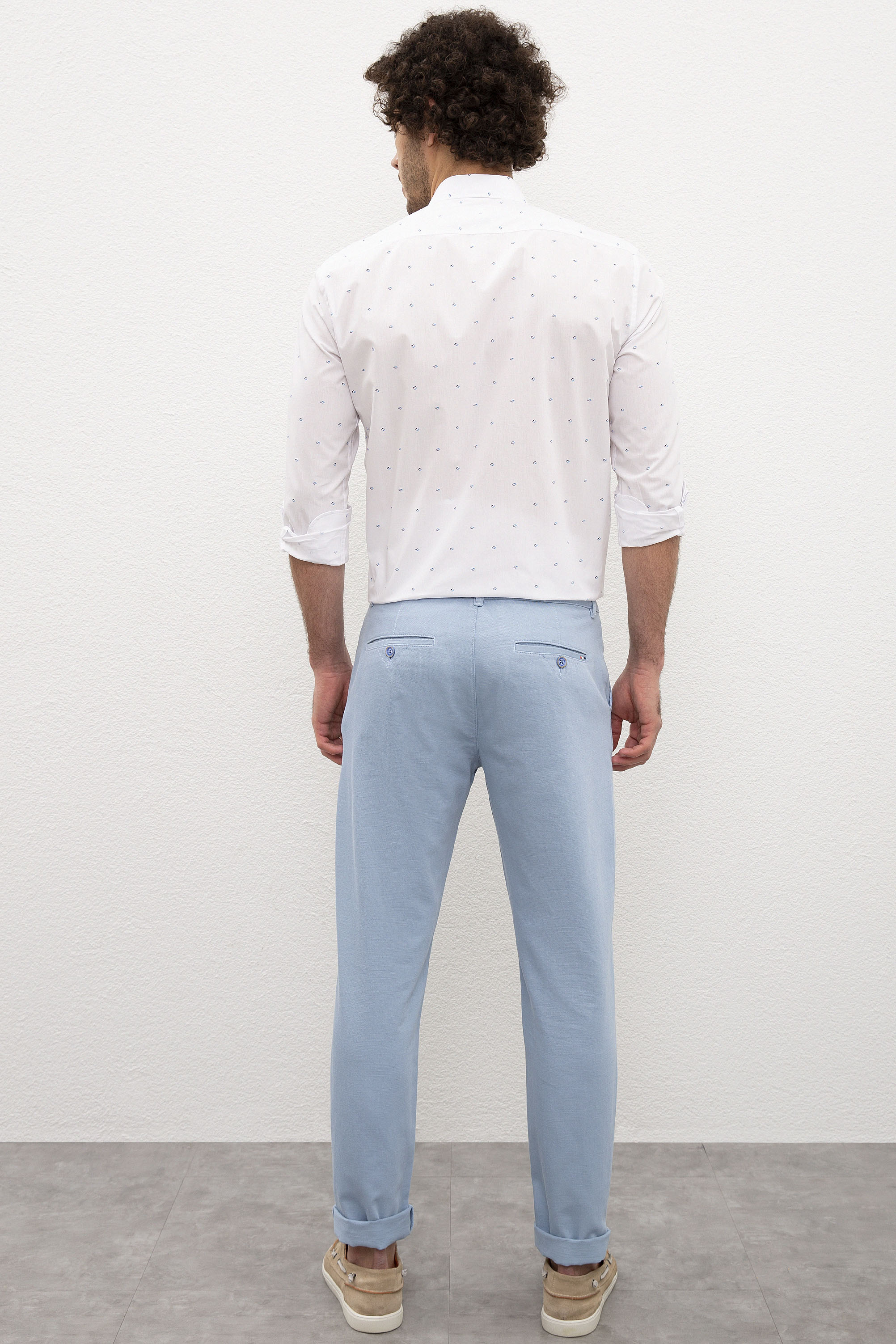 Erkek Mavi Chinos - Image 3