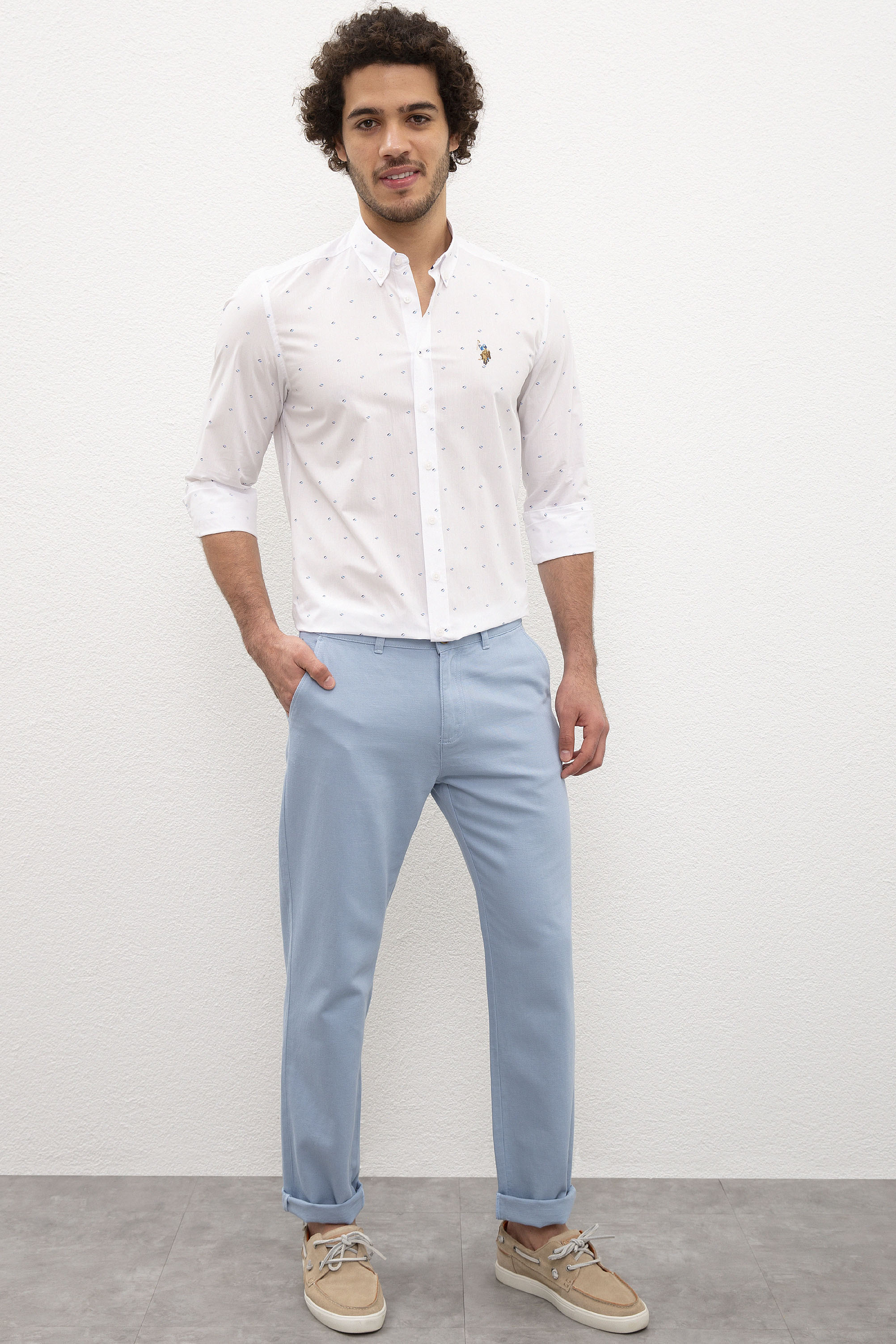 Erkek Mavi Chinos - Image 1