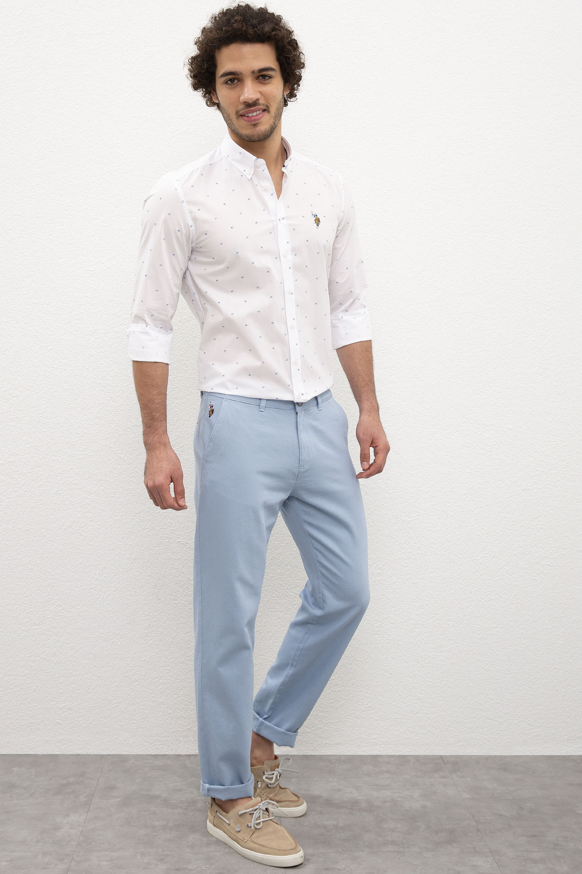 Erkek Mavi Chinos - Image 2
