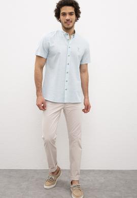 Erkek Yeşil Gömlek Kısakol - 50200425012