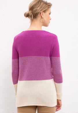 Kadın Pembe Triko Kazak - 50205609013