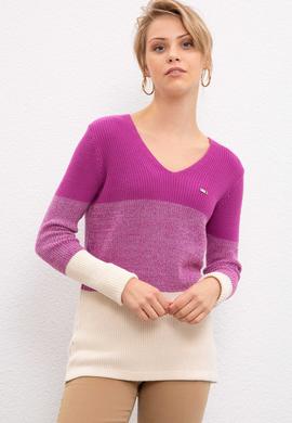 Kadın Pembe Triko Kazak - 50205609013