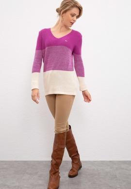 Kadın Pembe Triko Kazak - 50205609013