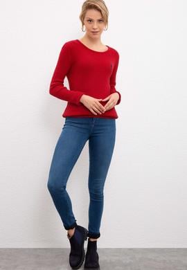 Kadın Kırmızı Kazak - 50206419015