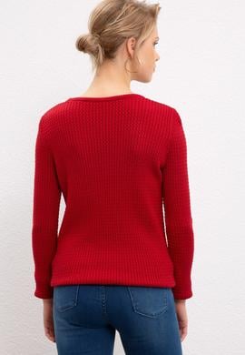 Kadın Kırmızı Kazak - 50206419015