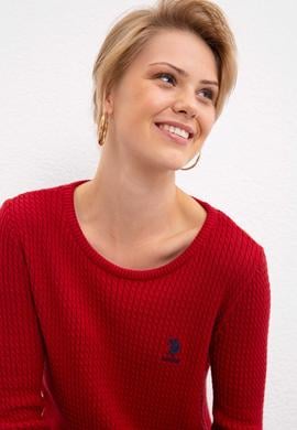 Kadın Kırmızı Kazak - 50206419015