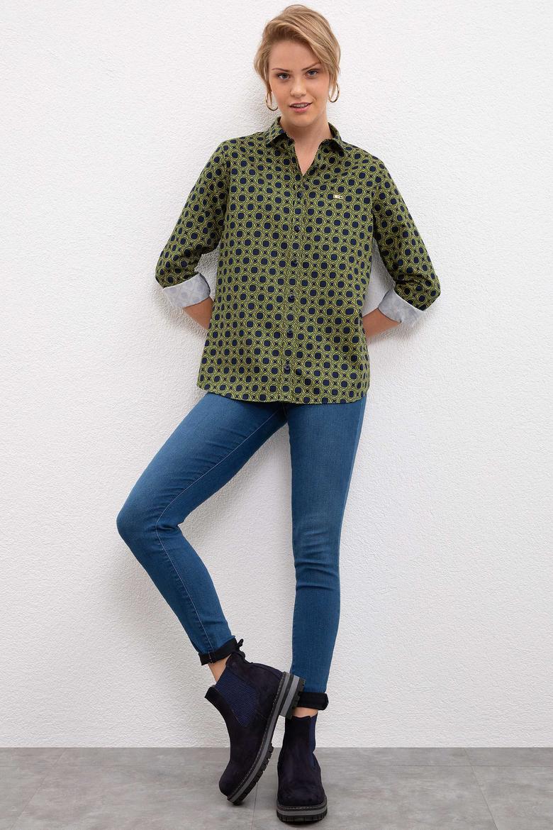 Kadın Yeşil Gömlek - 50207162029