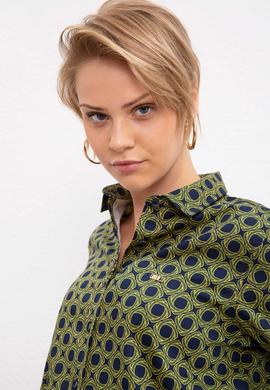 Kadın Yeşil Gömlek - 50207162029