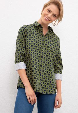Kadın Yeşil Gömlek - 50207162029