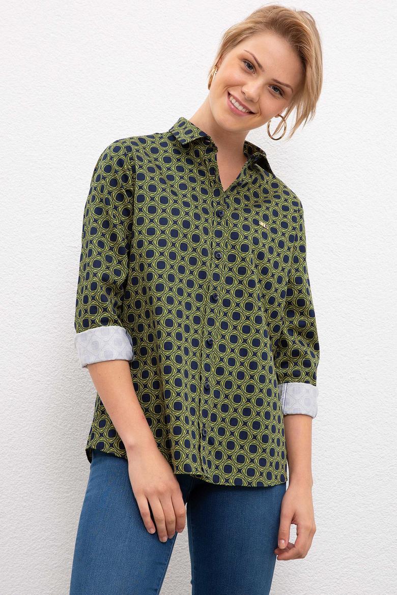 Kadın Yeşil Gömlek
