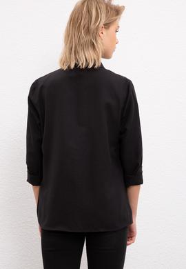 Kadın Siyah Gömlek - 50217689019