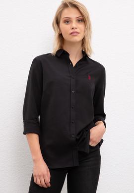 Kadın Siyah Gömlek - 50217689019