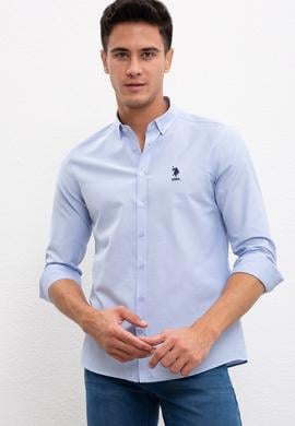 Erkek Mavi Gömlek Uzunkol Basic - 50226811001