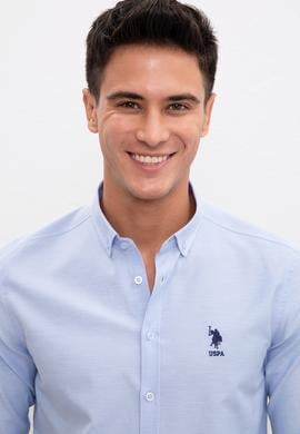 Erkek Mavi Gömlek Uzunkol Basic - 50226811001