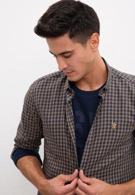 Erkek Haki Gömlek - 50208722012