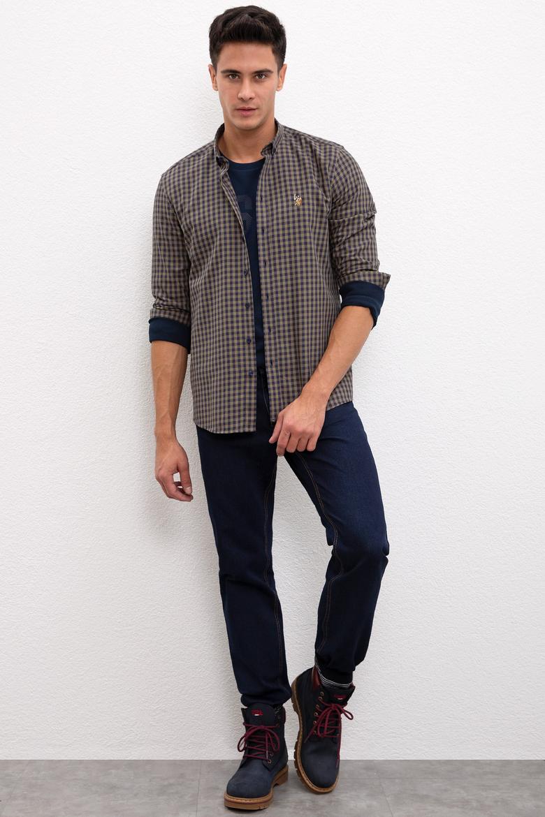 Erkek Haki Gömlek - 50208722012