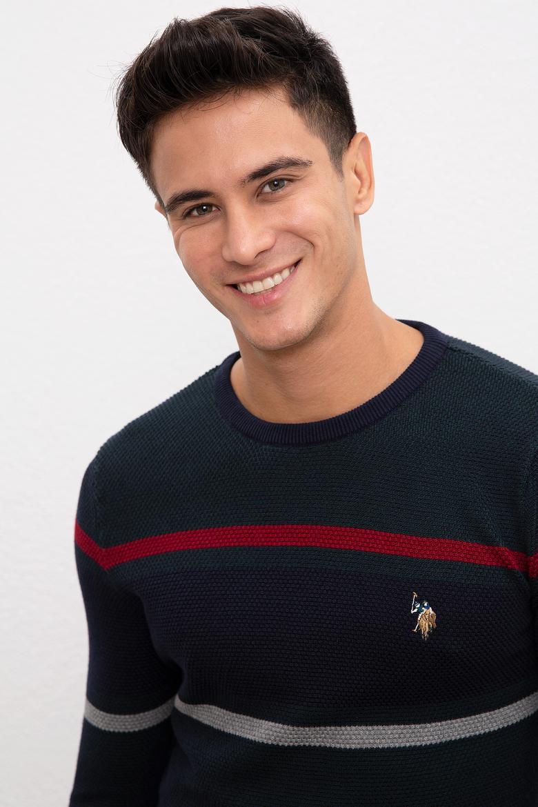 Erkek Koyu Yeşil Kazak - 50207717007