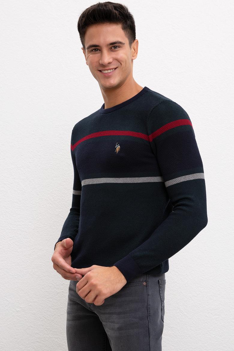 Erkek Koyu Yeşil Kazak - 50207717007