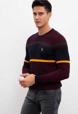 Erkek Bordo Kazak - 50207717023