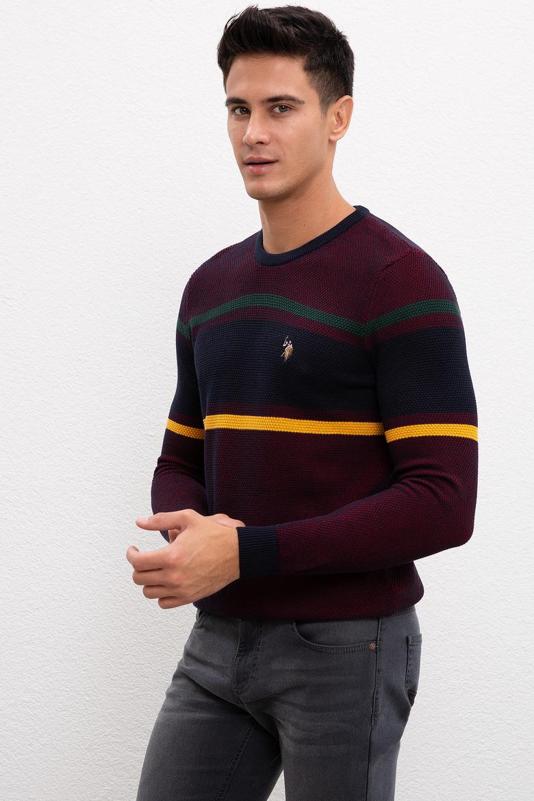 Erkek Bordo Kazak - 50207717023