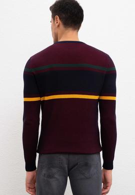 Erkek Bordo Kazak - 50207717023