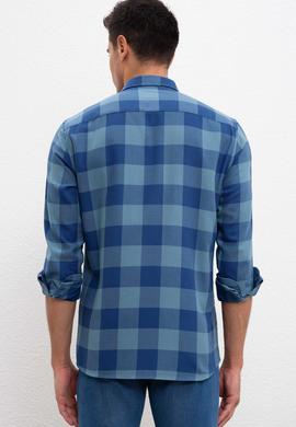 Erkek Koyu Mint Gömlek Uzunkol - 50207296024