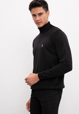 Erkek Siyah Basic Kazak - 50206744019