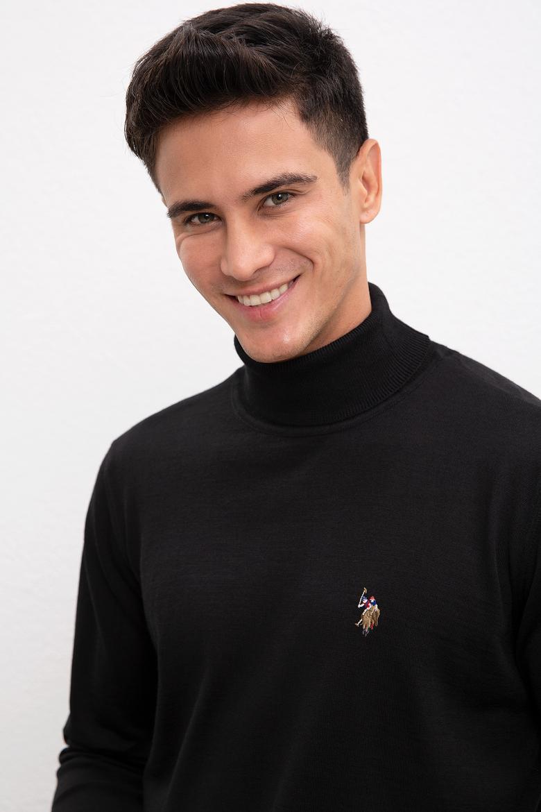 Erkek Siyah Basic Kazak - 50206744019