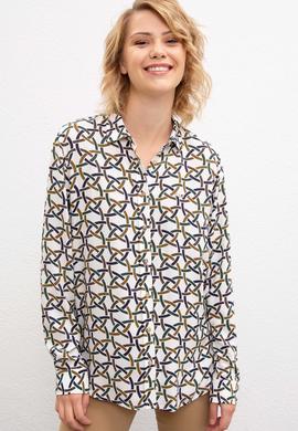 Kadın Yeşil Gömlek Uzunkol - 50207154011