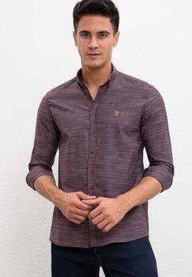 Erkek Bordo Gömlek - 50207870019