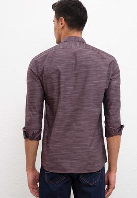 Erkek Bordo Gömlek - 50207870019