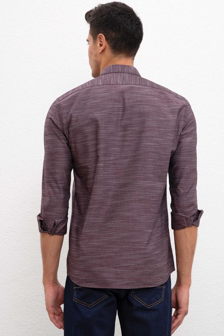Erkek Bordo Gömlek - 50207870019
