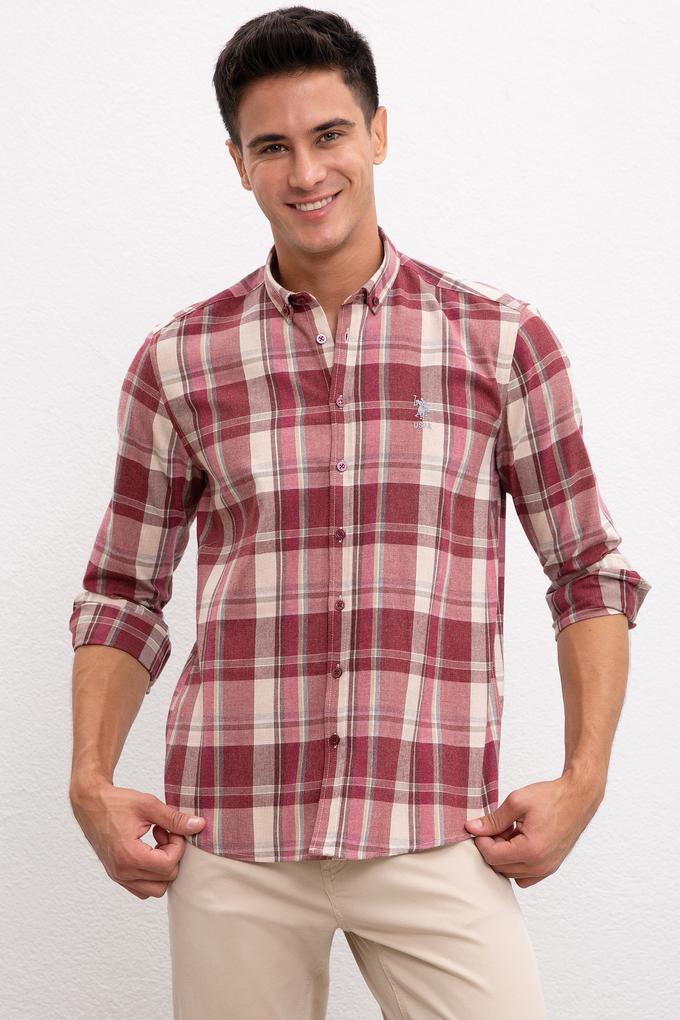 Erkek Bordo Gömlek