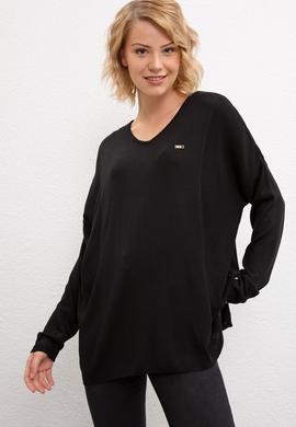 Kadın Siyah Kazak - 50206845011