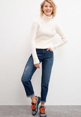 Kadın Beyaz Kazak - 50206764006