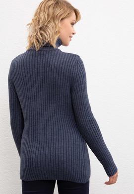 Kadın Mavi Kazak - 50206764054