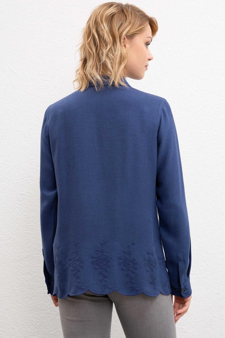 Kadın Mavi Gömlek - 50207100012