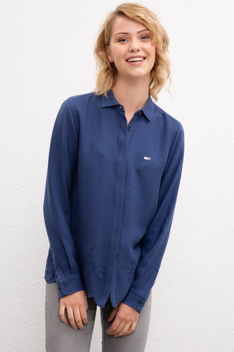 Kadın Mavi Gömlek - 50207100012