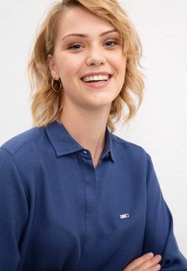 Kadın Mavi Gömlek - 50207100012