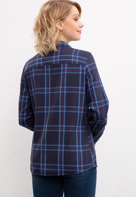 Kadın Lacivert Gömlek - 50207968019