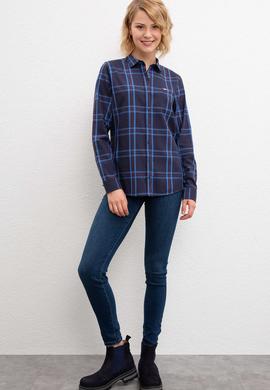 Kadın Lacivert Gömlek - 50207968019