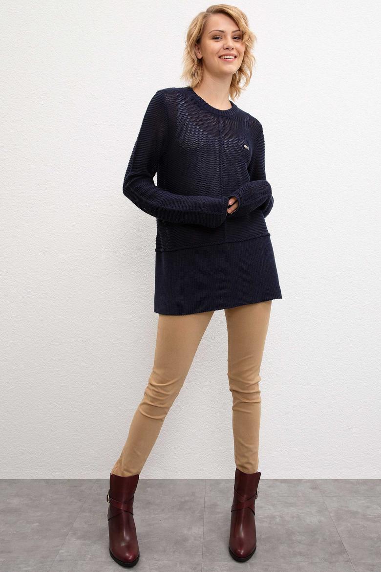 Kadın Lacivert Kazak - 50205633012