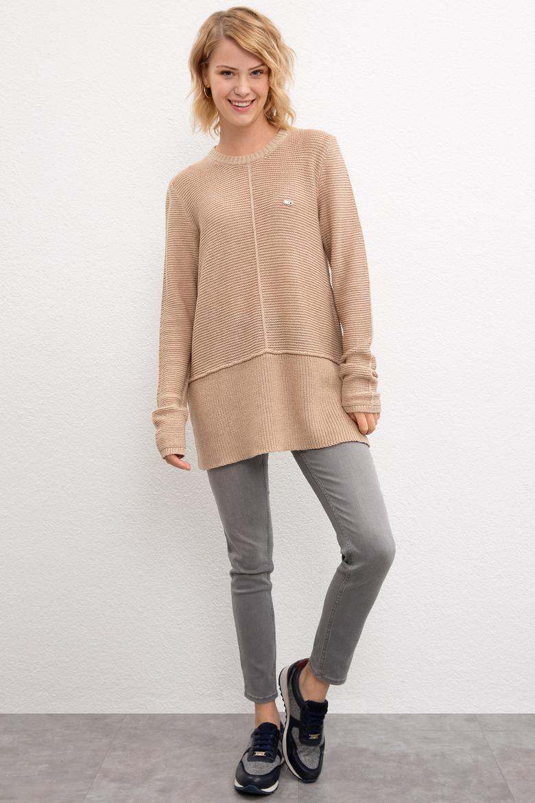 Kadın Bej Kazak - 50205633006