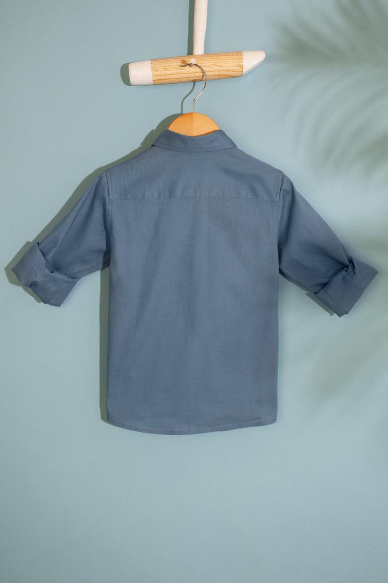 Erkek Çocuk Yeşil Gömlek Uzunkol - 50208611072